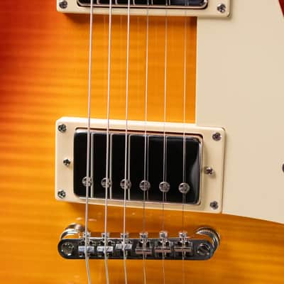 Epiphone Les Paul Standard 50s Figured Electric Guitar - Washed Cherry Sunburst image 8
