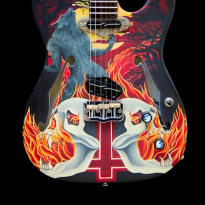 MJL Guitars Thin line telecaster "The Slashercaster" 2025 - Satin nitrocellulose image 1