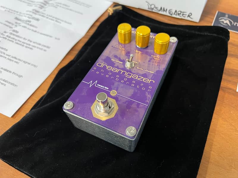 Maneco Labs Dreamgazer Shoegaze Reverberator Pedal Partners Signature Reverb, Mint w/ Box image 1