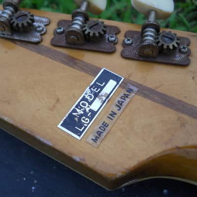 Vintage 60's Guyatone LG40 Original And Complete With Case, Natural, VGC, RARE! image 23