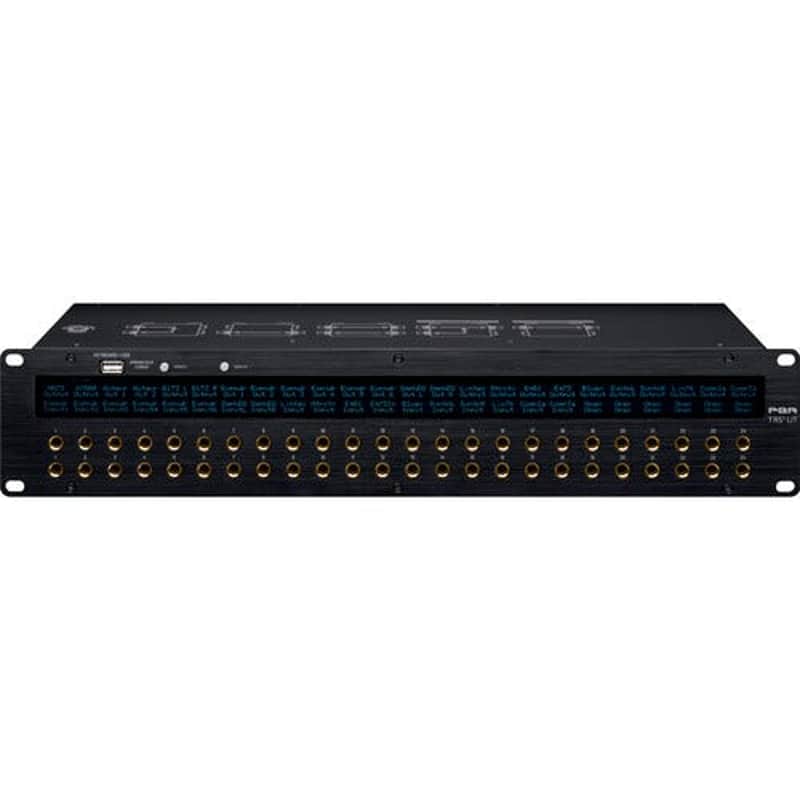 Black Lion Audio PBR TRS3 LIT 48-Point Gold-Plated TRS Patchbay image 1