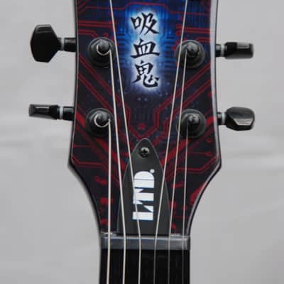 ESP LTD (2 Guitars) Limited Edition Biotech w/Custom Graphic Combo M Vampire & Vampire Viper image 11