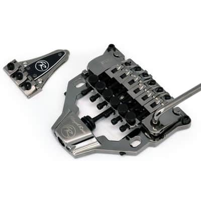 Floyd Rose FRTX05000 FRX Top Mount Tremolo System, Black Nickel image 1
