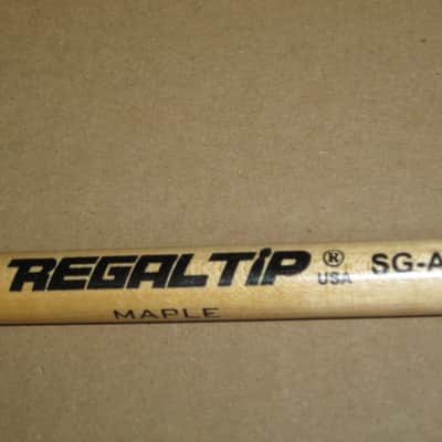 TWO Pairs (new old stock) very near A+ condition Regal Tip SG-A sticks: maple wood / natural stain finish (with paper sleeve packaging) from 2000s / 2010s image 14