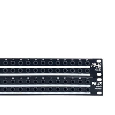 dbx PB48 48-Point TRS Patchbay 2010s  Lot 2 - Black TGHM image 3