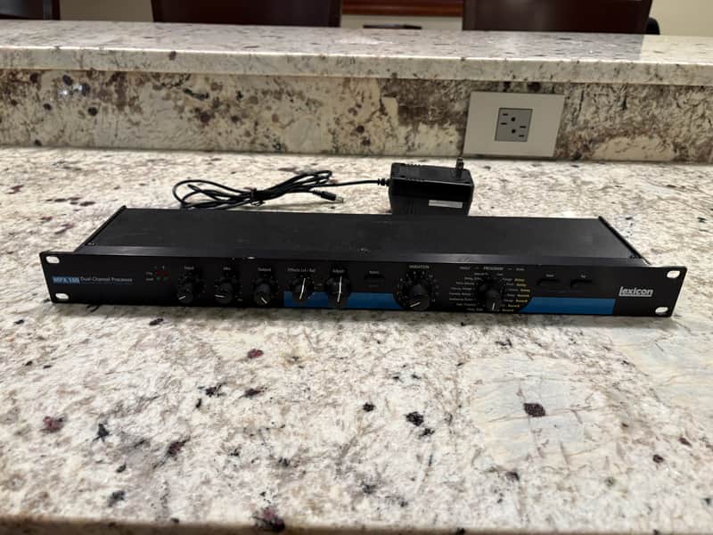 Lexicon MPX 100 Dual Channel Processor 1990s - Black image 1
