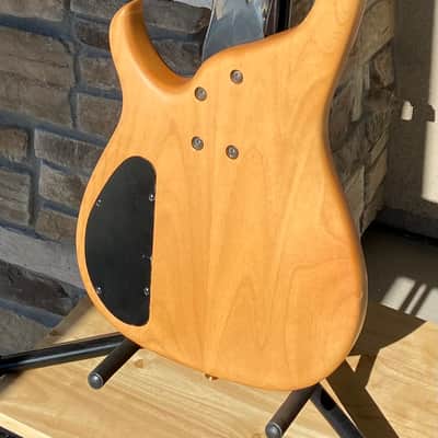 Modulus Graphite Quantum Q5 5-String Bass Guitar, graphite neck image 9