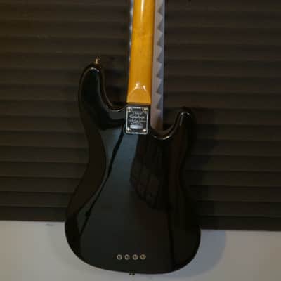 Epiphone by Gibson Vintage Accu-Bass Lefty Black Electric Bass image 2