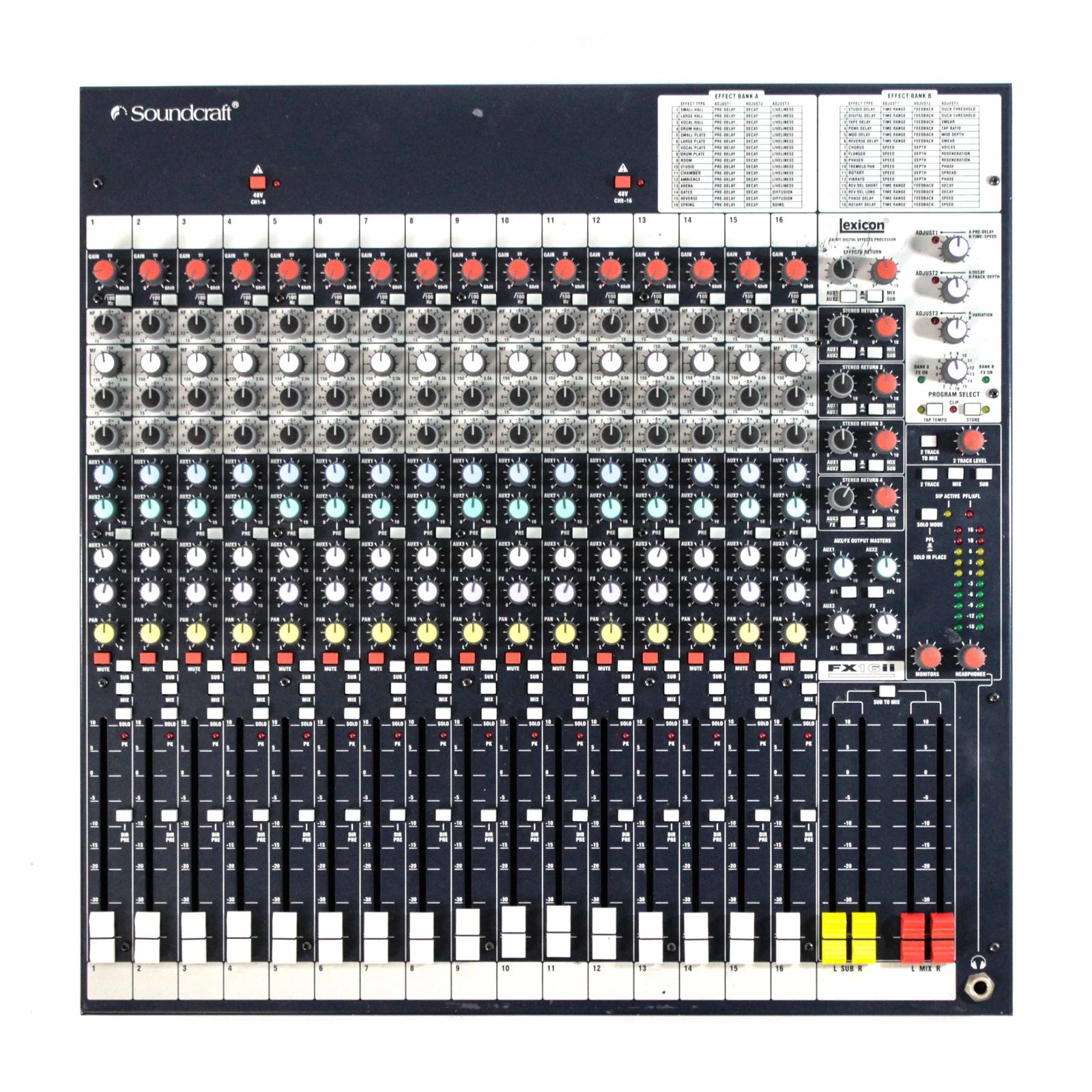 Soundcraft FX16ii 16-Channel Mixer with Lexicon Effects Processor