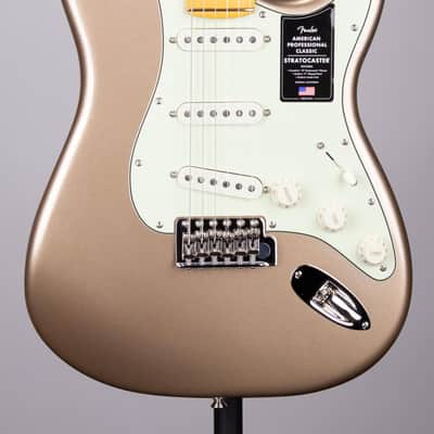 Fender American Professional Classic Stratocaster - Faded Firemist Gold with Rosewood Fingerboard, Includes Deluxe Gig Bag image 1