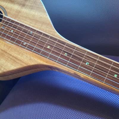Iseman Weissenborn  2016 Natural,  all solid fallen and highly figured Koa image 7