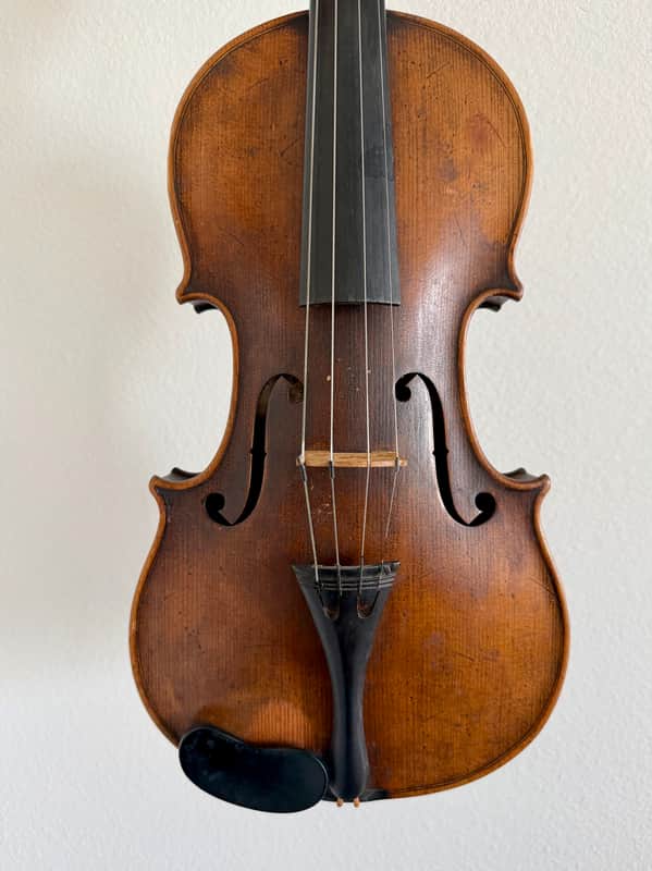 Antique German Violin, 4/4 Strad Copy, c. 1900 image 1