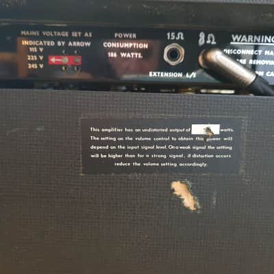 SELMER TUNDERVIR 50- MK II - 1969 - NEGRO image 18