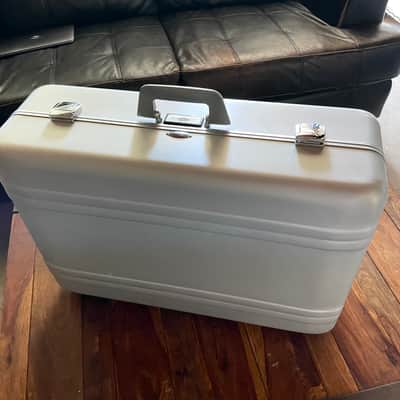 Buchla Tiptop 200t series with BPNYC ZERO Halliburton Eurorack Modular Travel Case NOS SILVER 122hp 9U image 18