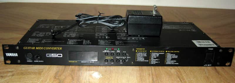 Yamaha G50 Guitar Midi Converter Rack Mount Untested | Reverb