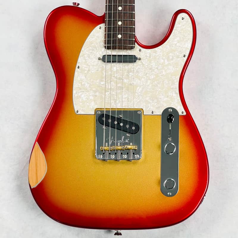 Fender Mod Shop Telecaster Rosewood Fingerboard Aged 2020 - Sunset Metallic