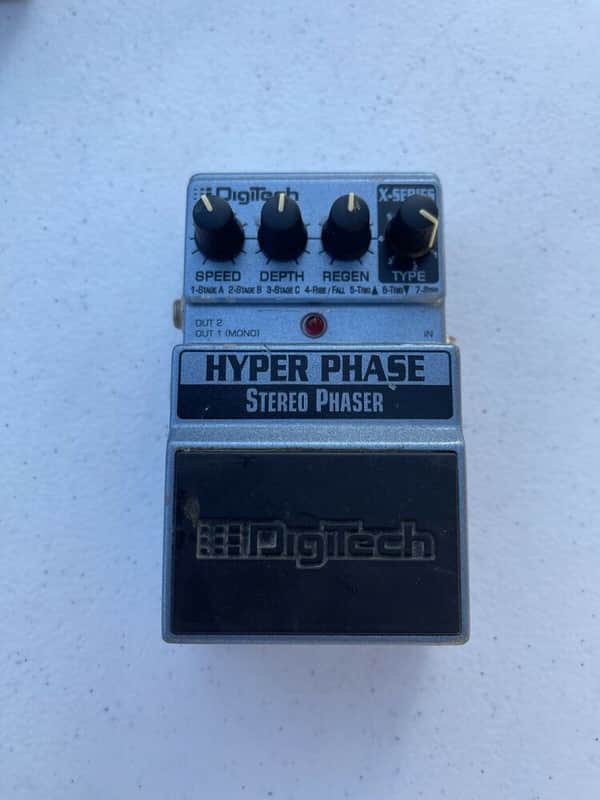 Digitech XHP X-Series Hyper Phase Stereo Phaser 7-Modes Guitar Effect Pedal image 1