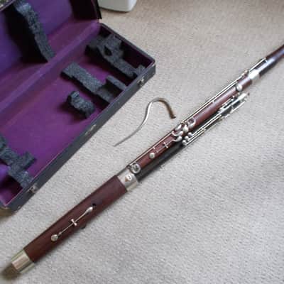 Playable French Bassoon with Original Bocal, Hawkes & Son Excelsior Low Pitch image 2