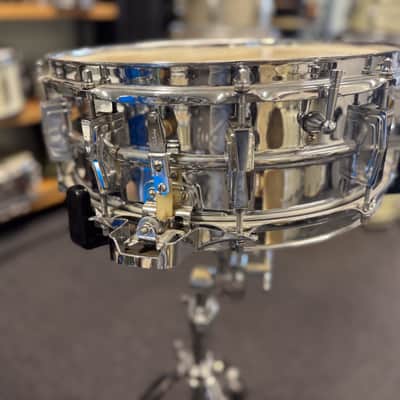 5" x 14" Ludwig LM410 Super-Sensitive 5x14" from 1965 (Chicago Keystone Badge) image 5