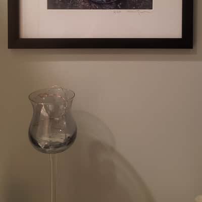 'Charred Guitar' 8x8" original Les Paul wildfire photo print image 7
