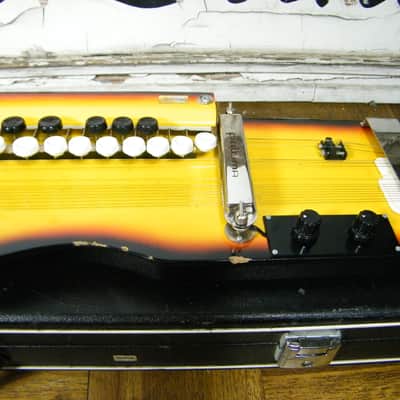 Paloma Shahi Baaja Electric Indian Instrument-Sun Araw Used-Sunburst Zither Sitar image 5