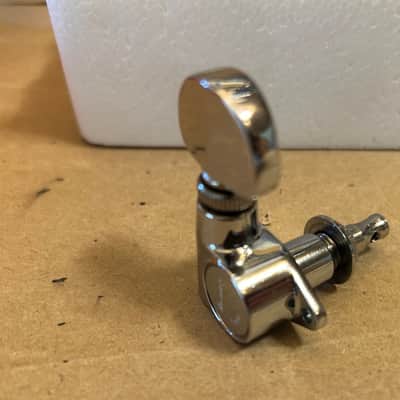 Ibanez Patent Pend. Tuning machines heads 3R 3L   1970s  - Chrome in Very Good Condition. image 6