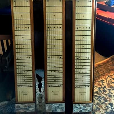 Vintage 1950's Magnatone Maestro Triple Neck Steel Guitar EX Condition image 6