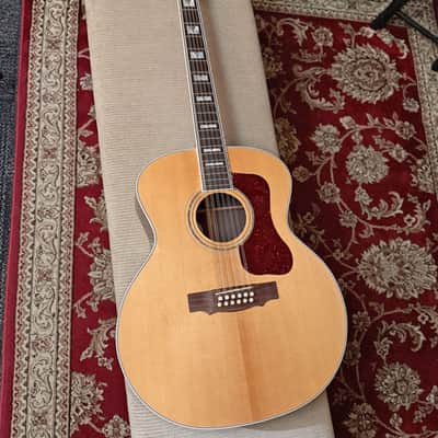 Guild USA F-512 Rosewood Jumbo 12-String Acoustic-Electric Natural 2010 w/ OHSC image 2