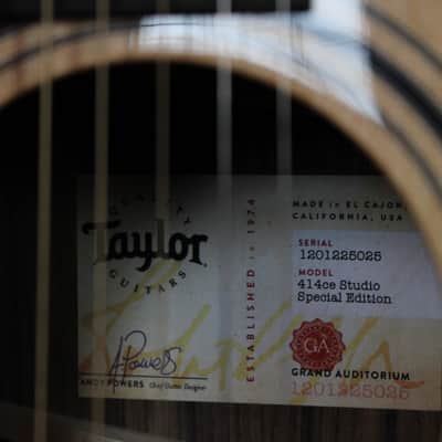 Taylor 414ce Studio 2025 - Natural Finish image 5