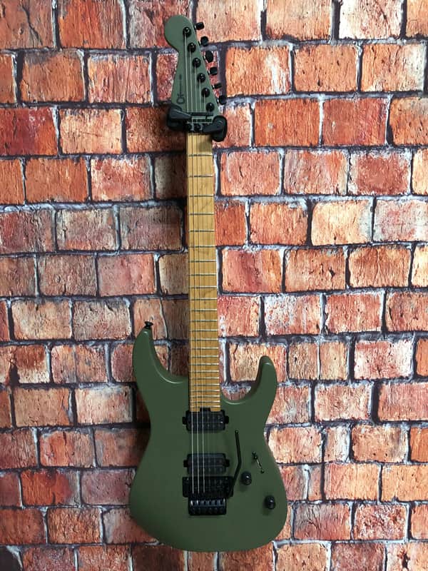 Charvel Charvel Limited Edition FSR PM DK24R HH FR Matte Army Drab image 1
