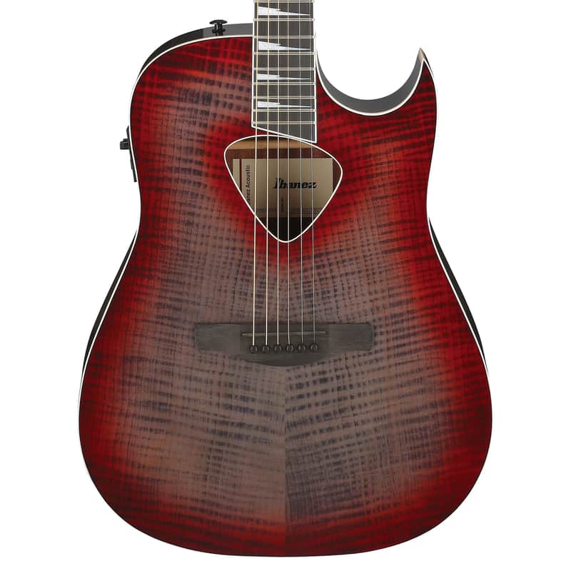 Ibanez ALT50FARDB Acoustic Electric Guitar Red Doom Burst High Gloss image 1
