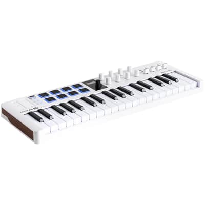 Arturia MiniLab 37 mk3 MIDI Keyboard Controller White image 4