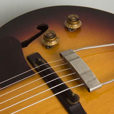 Gibson ES-125T 3/4 Thinline Hollow Body Electric Guitar (1957), ser. #U9793-1, black gig bag case. image 13