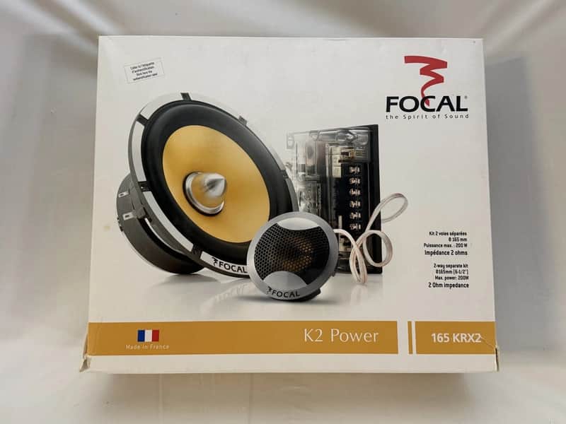 Focal Focal 165 KRX2 - Yellow K2 composite cone with black basket/frame image 1