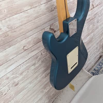 Used 1995 Fender American Standard Stratocaster with Matching Headstock, Maple Fretboard Ocean Turquoise image 12