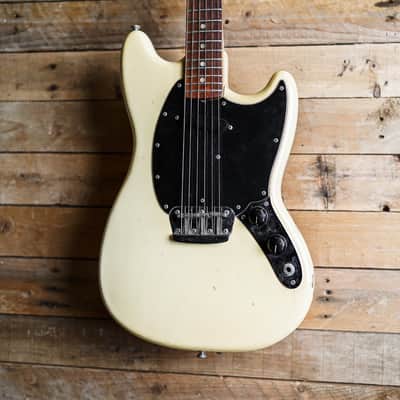 1976 Fender Music Master in Olympic White image 1