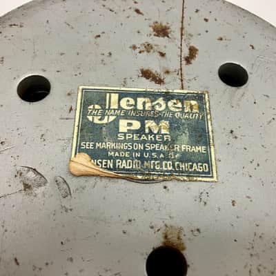 1946 Jensen PM12B 12" Speaker - All Original, Perfect for Early Fender "Woody" Amps image 9