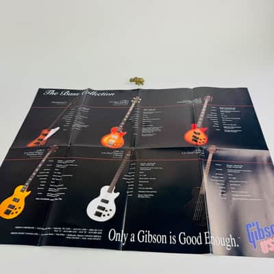 Gibson Bass Poster- Nikki Sixx in Primetime! 1993 image 2