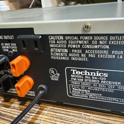 Technics SA-120 Vintage FM/AM Stereo Receiver Tested Working image 8
