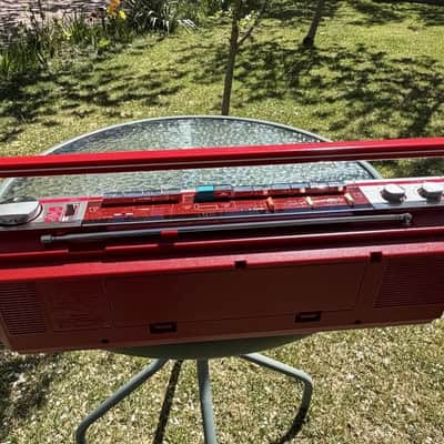 Sanyo wU4a Rare Vintage MINT Cassette Boombox Getto blaster JDM Warranty image 14