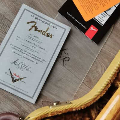 Immagine Fender Telecaster Keith Richards Custom Shop ''Micawber'' Tribute Tele Brass Bridge Rare Find - 10