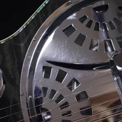 Used Michael Kelly Bayou Deluxe Resophonic square-neck RESONATOR guitar DOBRO w/ Case image 10
