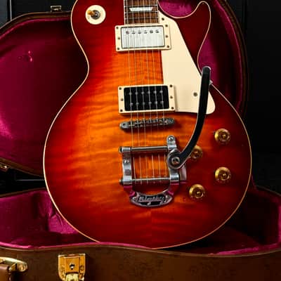 2015 Gibson 59 Les Paul Bigsby Aged Vintage Cherry image 18