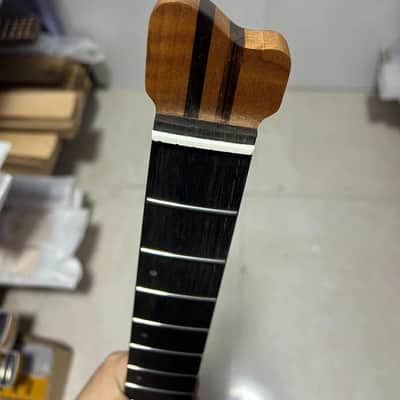 Headless Roasted Flame Maple Guitar Neck, Rosewood Fingerboard 24 Frets image 3