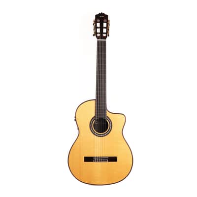 Cordoba GK Pro Negra Nylon String Acoustic-Electric Natural Used image 3