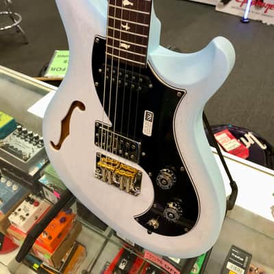 PRS S2 Vela Semi-Hollow Satin Cloud Burst with Gig Bag - Free Shipping image 5