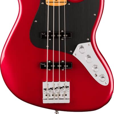 Fender American Ultra II Jazz Bass, Maple Fingerboard, Sinister Red image 1