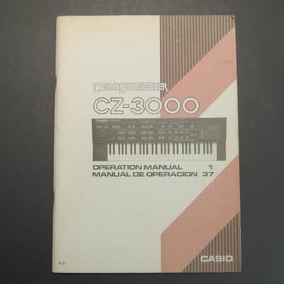 Casio CZ-3000 Operation Manual [Three Wave Music]