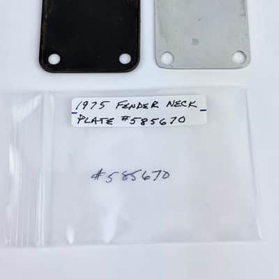 1975 Fender Neck Plate #585670 Stratocaster Telecaster Jazzmaster Mustang Jaguar image 3