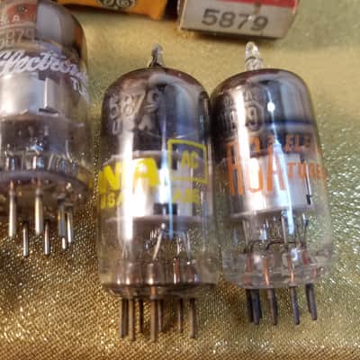 RCA etc. ONE (1) 5879 tNOS AT1000 TESTED Vacuum Tube pentode 1960-1976 image 5
